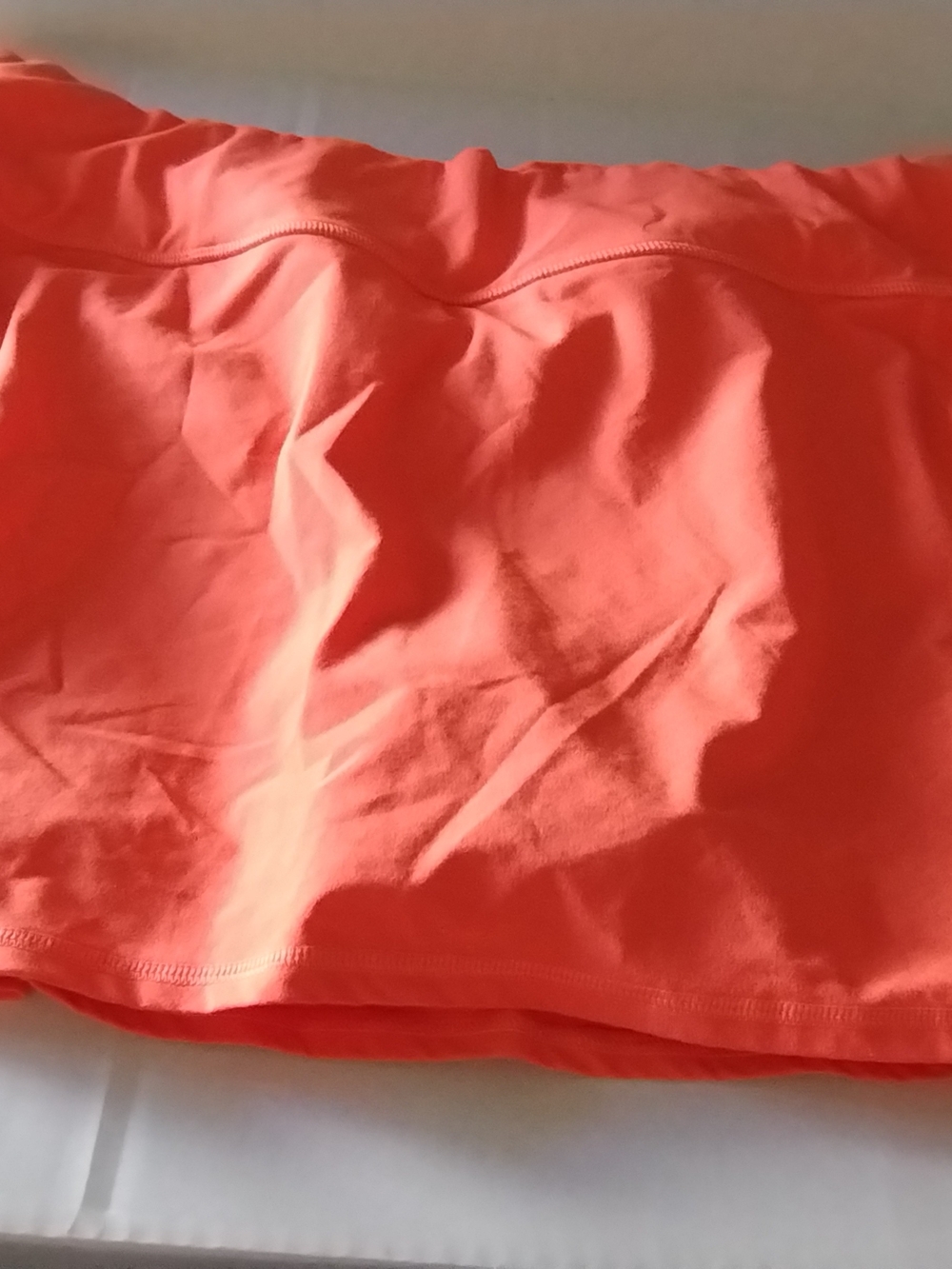 Athleta Orange Active Mini Skirt/Skort